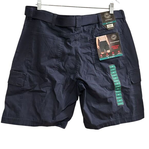Weatherproof Men's Cargo Shorts Size 38 College Blue Casual Summer - Picture 7 of 13